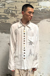 Archivio J.M.Ribot Hand -painted shirt W27/Mi/Sketch